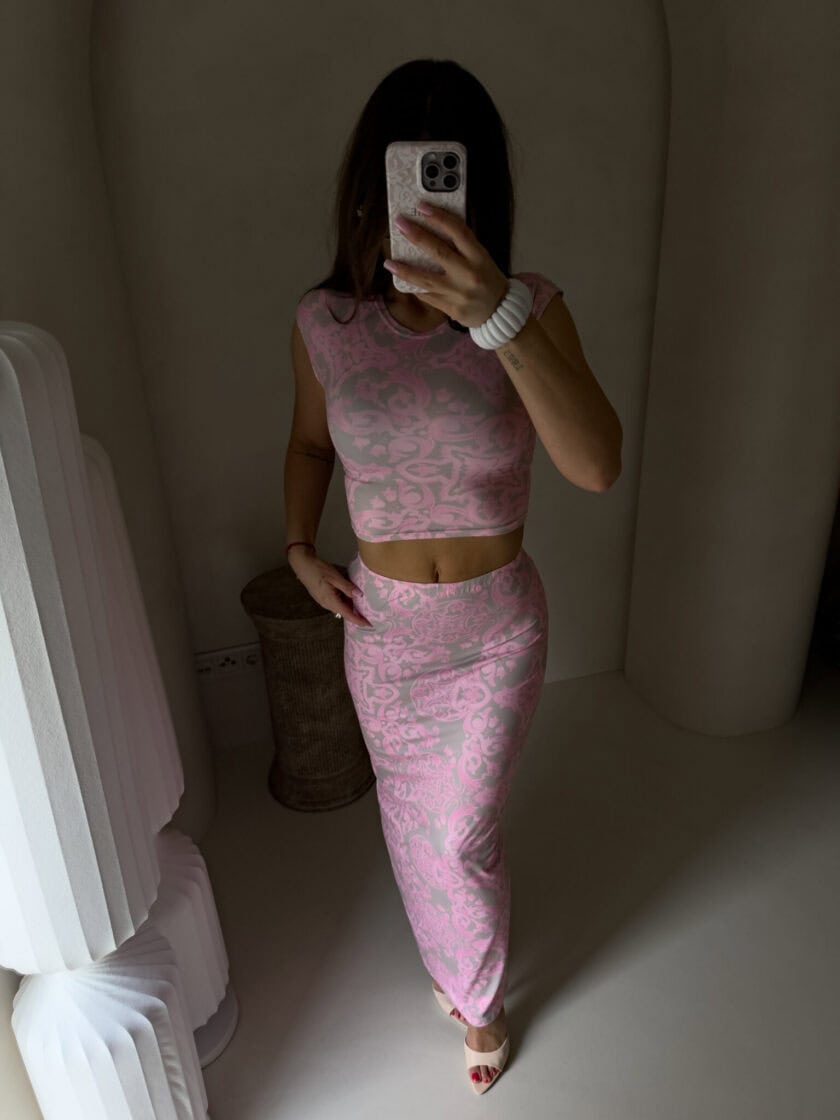 Komplet VISIT - różowy - obrazek 11