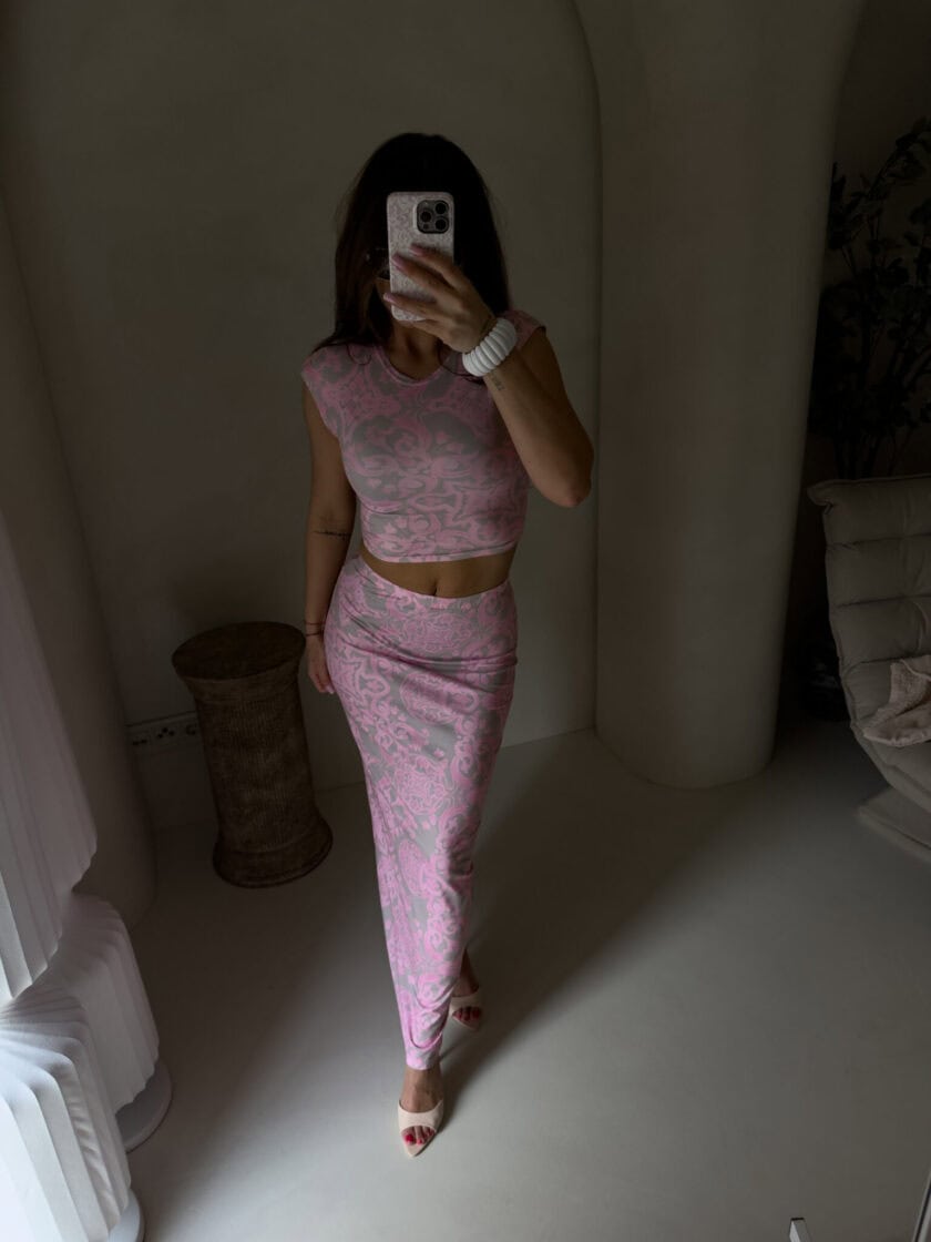 Komplet VISIT - różowy - obrazek 13