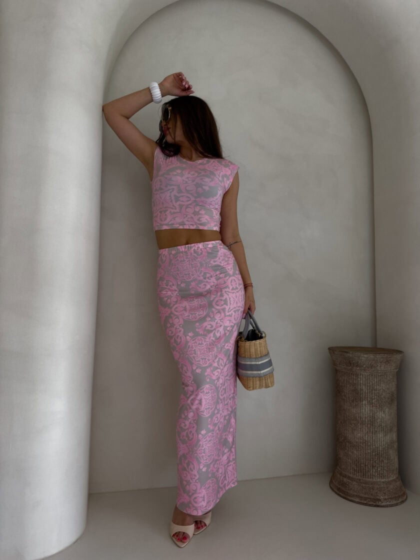 Komplet VISIT - różowy - obrazek 6