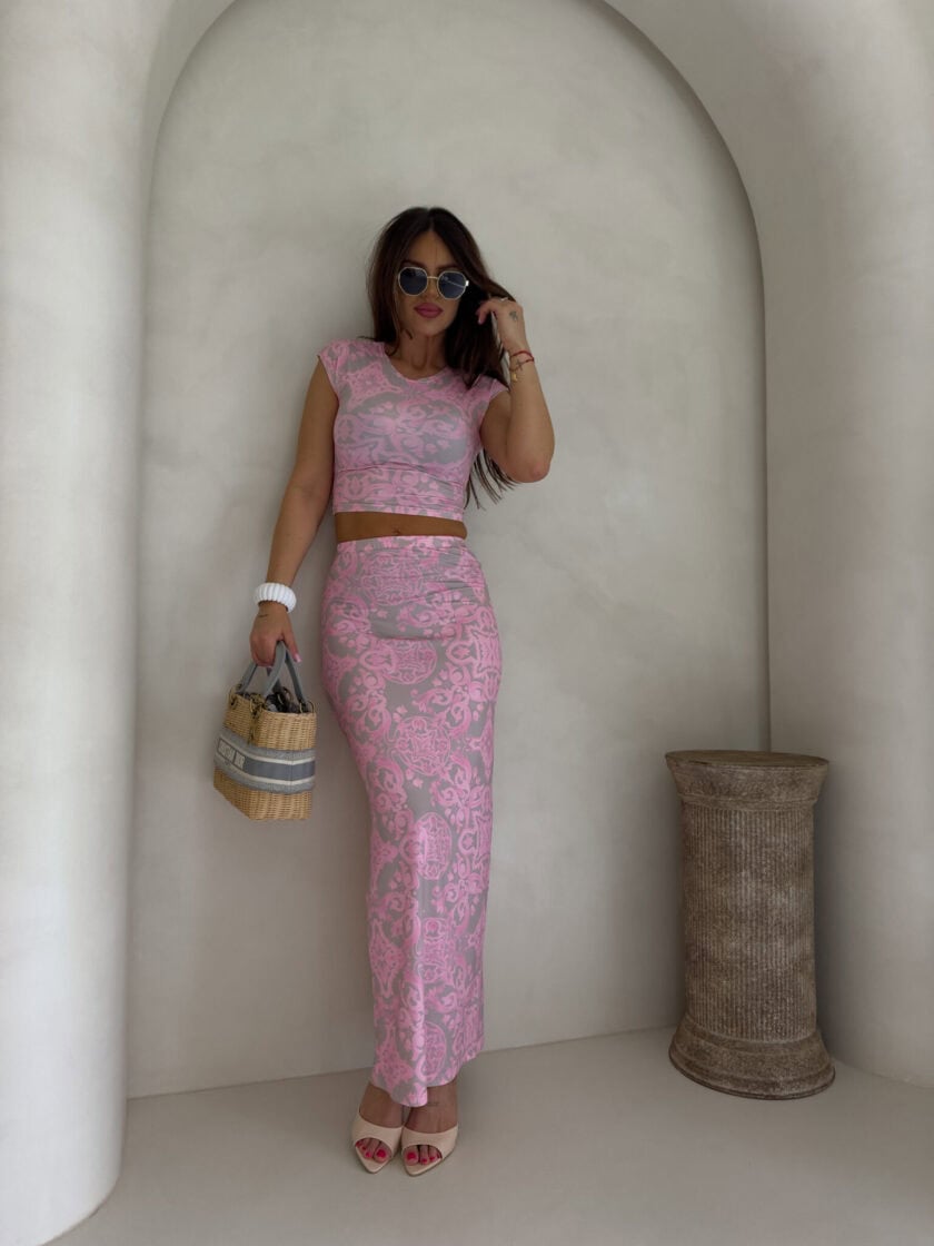 Komplet VISIT - różowy - obrazek 21