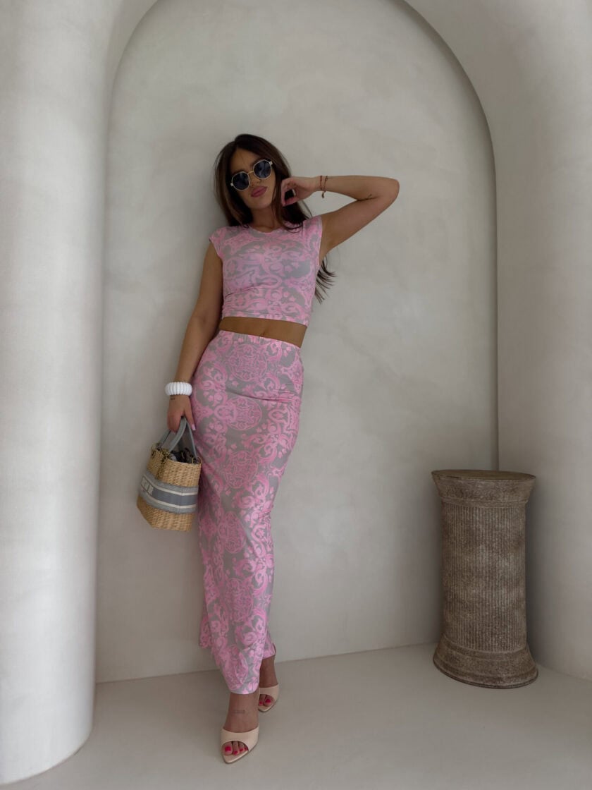 Komplet VISIT - różowy - obrazek 22